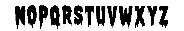 Blood Whisper Regular Font LOWERCASE