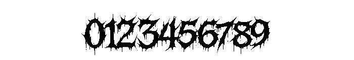 BloodThroneGothic Font OTHER CHARS