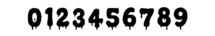 Bloodarama Regular Font OTHER CHARS
