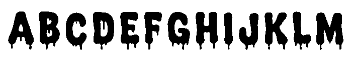 Bloodarama Regular Font UPPERCASE