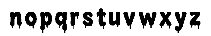 Bloodarama Regular Font LOWERCASE