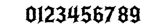 Bloodclaw Regular Font OTHER CHARS