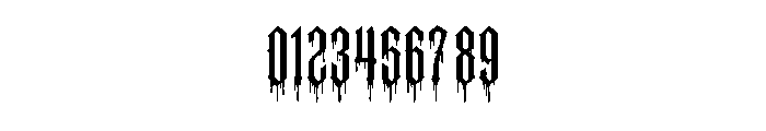 Bloodforge Gothic Font OTHER CHARS