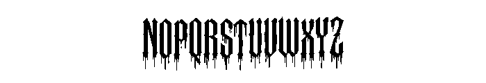 Bloodforge Gothic Font UPPERCASE