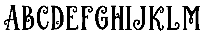 Bloodhollow Font UPPERCASE