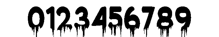 Bloodlust Regular Font OTHER CHARS