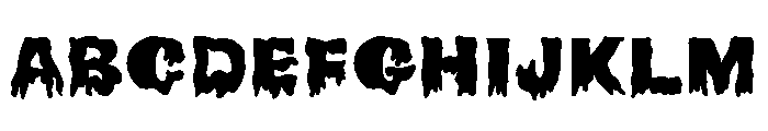 Bloodmelt Font UPPERCASE