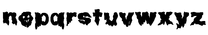 Bloodmelt Font LOWERCASE