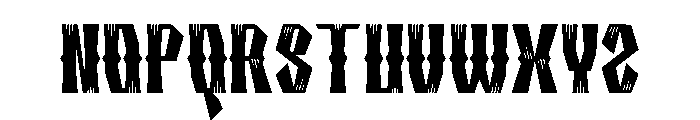 Bloodrix Font LOWERCASE