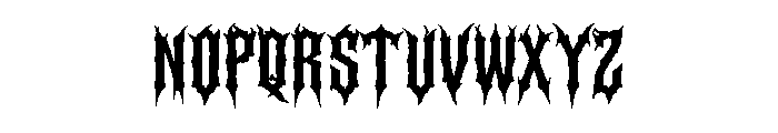 Bloodrune Font UPPERCASE