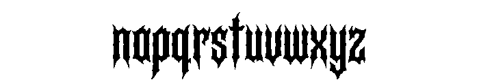 Bloodrune Font LOWERCASE
