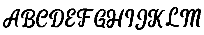 Bloods Font UPPERCASE