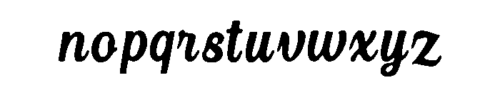 Bloods Font LOWERCASE