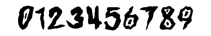 Bloodslash Font OTHER CHARS