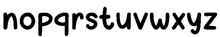 Bloody Dagger Font LOWERCASE