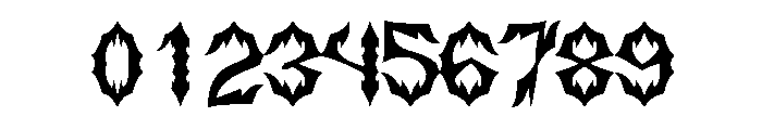 Bloody Grave Font OTHER CHARS