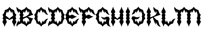 Bloody Grave Font UPPERCASE