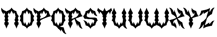 Bloody Grave Font UPPERCASE