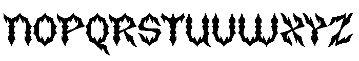 Bloody Grave Font LOWERCASE