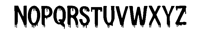 Bloody_Mary Font UPPERCASE