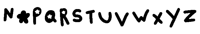 Bloom Baby Regular Font LOWERCASE