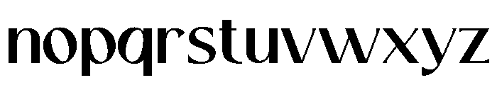 Bloom Derma Regular Font LOWERCASE