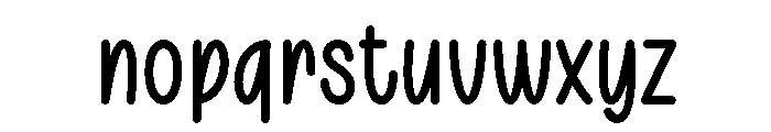 Bloom Holly Regular Font LOWERCASE