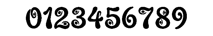 Bloom Swirl Regular Font OTHER CHARS