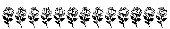 Bloom of the Dead Font UPPERCASE