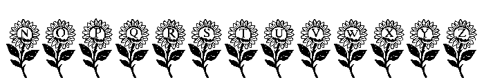 Bloom of the Dead Font UPPERCASE