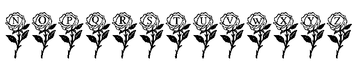 Bloom of the Dead Font LOWERCASE