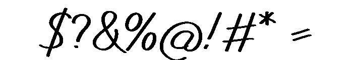 Bloomara Font OTHER CHARS