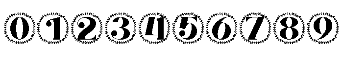 Bloomcrest Monogram Font OTHER CHARS