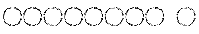 Bloomcrest Monogram Font OTHER CHARS