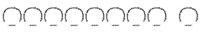 Bloomcrest Split Monogram Font OTHER CHARS