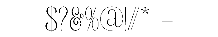 Bloomic Font OTHER CHARS