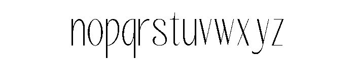 Bloomic Font LOWERCASE