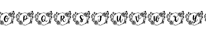 Blooming Elegant Font UPPERCASE
