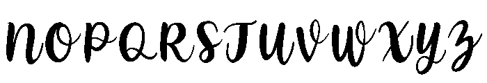Blooming Elegant Font LOWERCASE