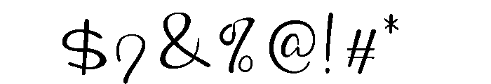 Bloomstone Font OTHER CHARS