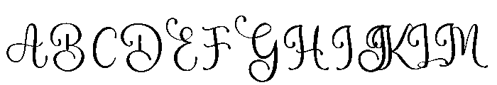 Bloomstone Font UPPERCASE