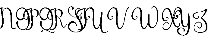 Bloomstone Font UPPERCASE