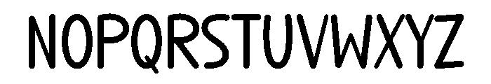 Bloomsy Planner Regular Font LOWERCASE