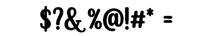 Bloomsy Font OTHER CHARS