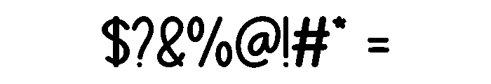 Bloomy Basket Regular Font OTHER CHARS