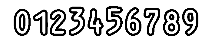 Bloop Line Regular Font OTHER CHARS