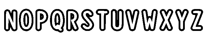 Bloop Line Regular Font LOWERCASE