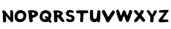 Bloop Marker Regular Font LOWERCASE