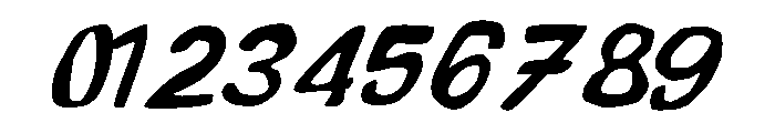 Bloopi Italic Font OTHER CHARS