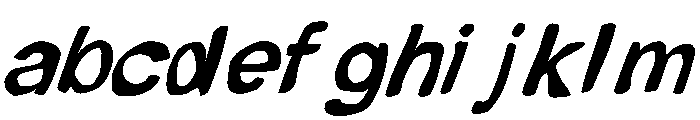 Bloopi Italic FONT